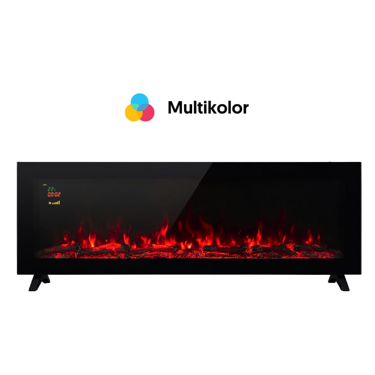 PROSTO 2u1 električni 60" multikolor kamin 2000W