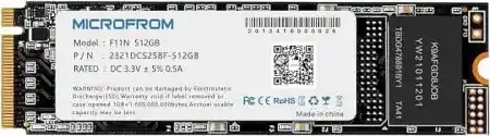 SSD M.2 NVME 512GB MicroForm F11N