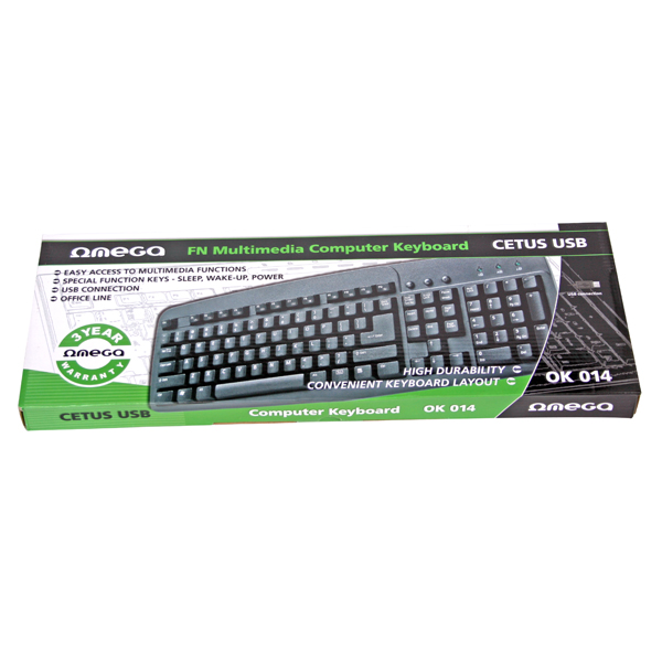 Tastatura OK-014 Crna Multimedia Usb