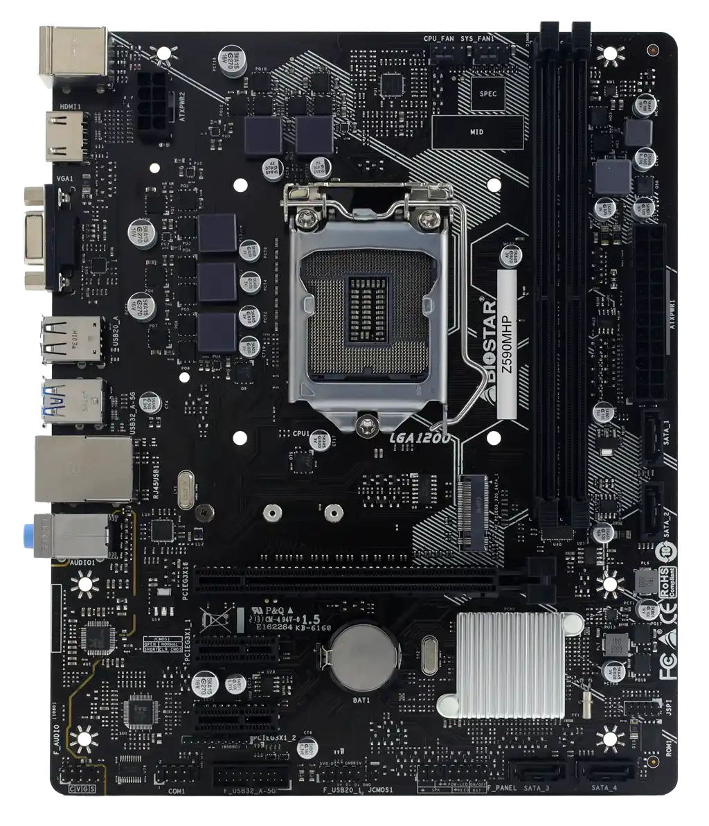 Matična ploča 1200 Biostar Z590MHP VGA/HDMI/M.2