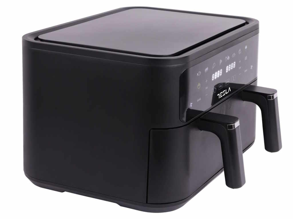 Air Fryer TESLA AF900BSD 2400W/ 4.5L+4.5L/ digital panel/ crna-inox