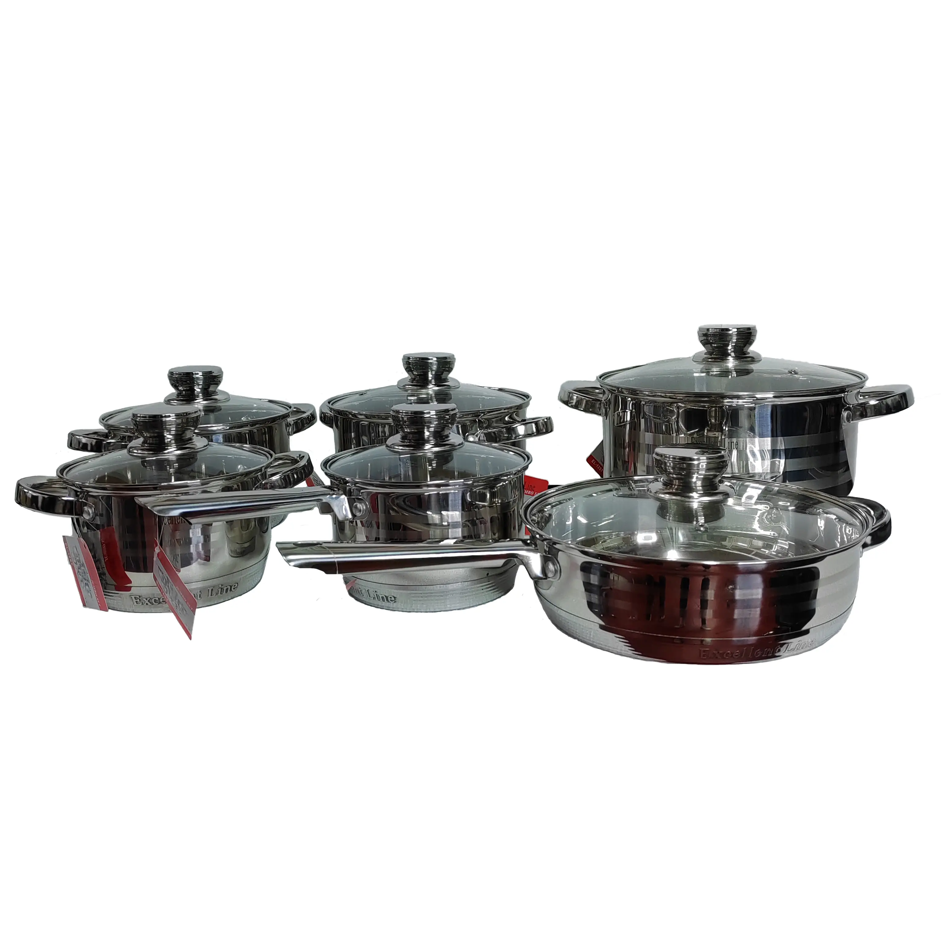 Excellent Line Jumbo Set Lonci 12 delova EL-12ST