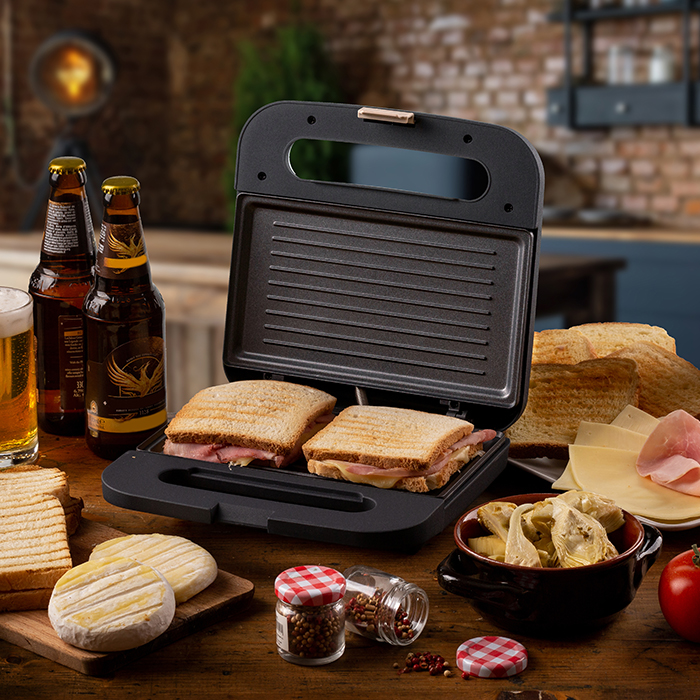 Ariete BREAKFAST, Aparat za sendviče, dark gray (1971), 750W