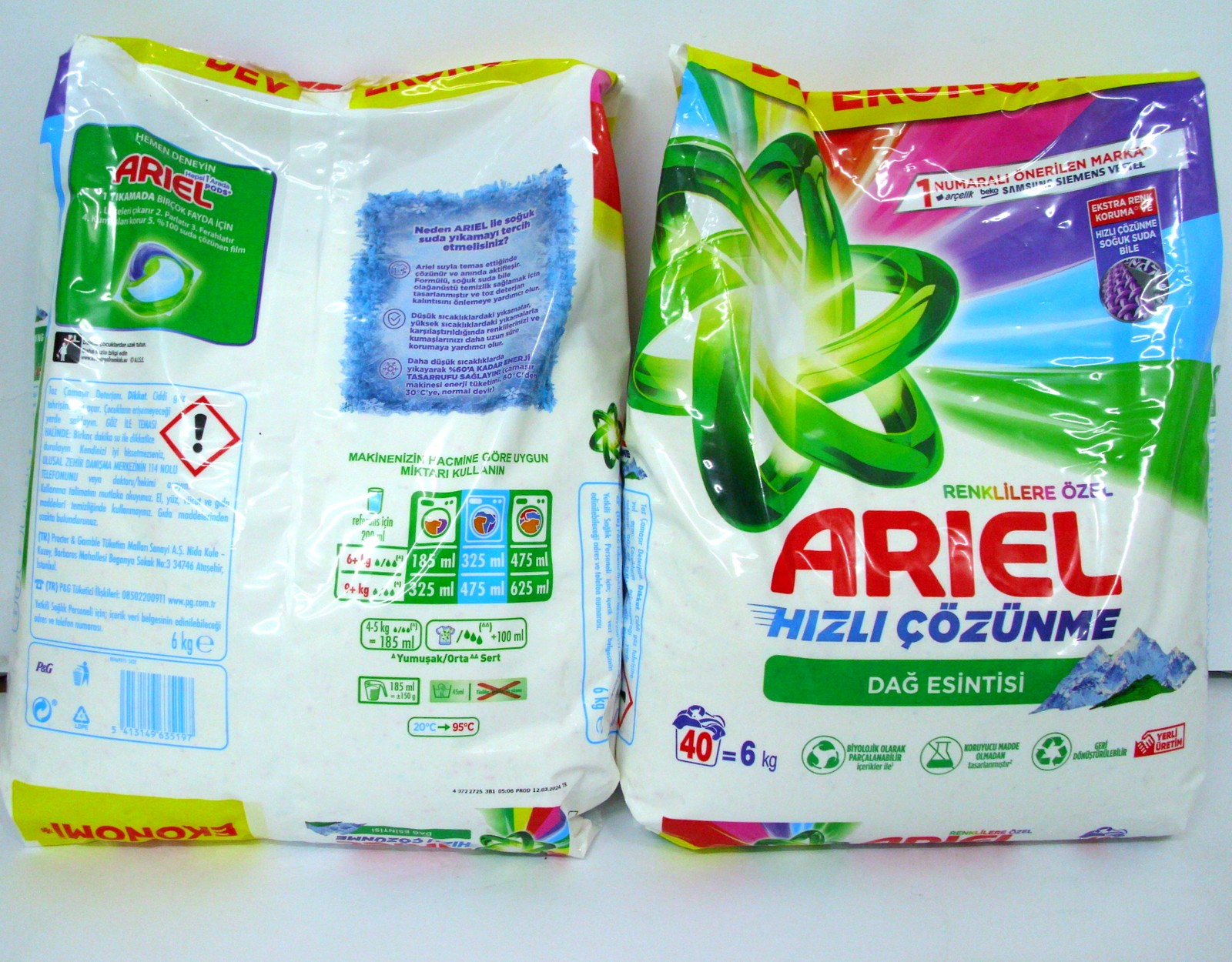 ARIEL 6KG AQUA PUDRA COLOR MOUNTAIN BREEZE