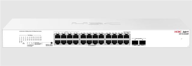 H3C Aolynk US110-24G2MF Ethernet Switch, 24 x 1G, AC