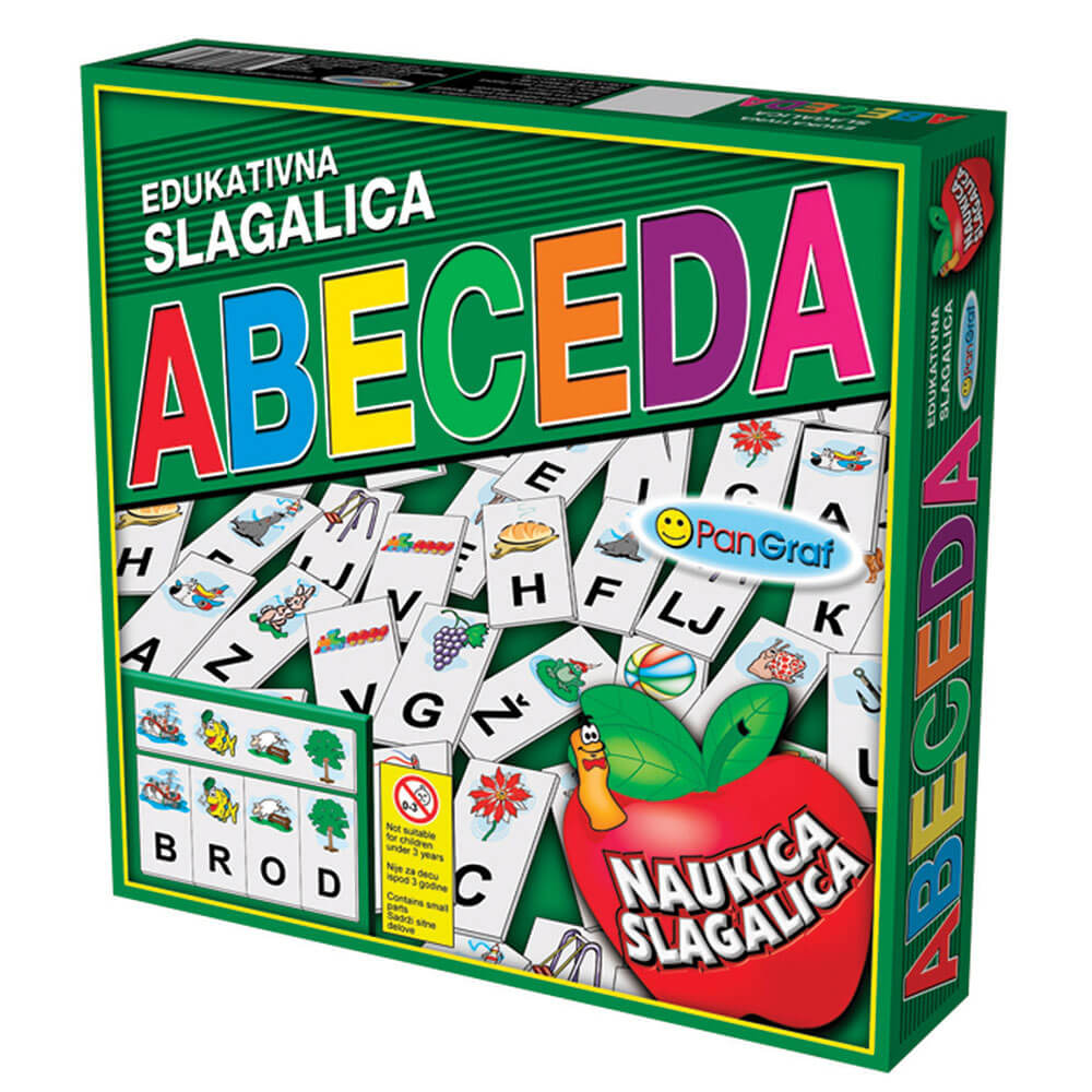 PUZZLE EDUKATIVNA SLAGALICA ABECEDA PANGRAF