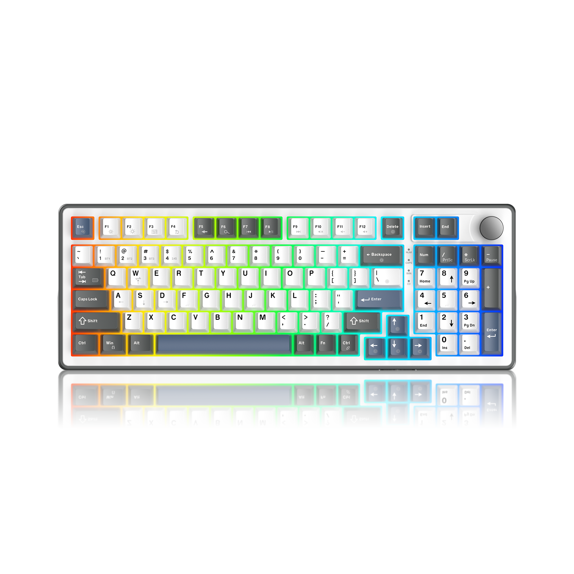WS Premium GK 007251 EXCALIBUR US, White Keyboard