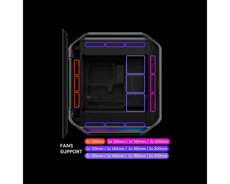 COSMOS Alpha Silver Gaming kućište (C700-KGNN-S00) sivo