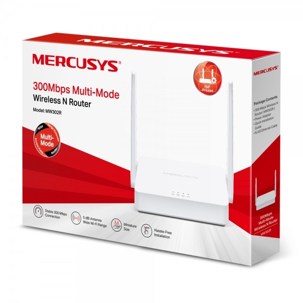 LAN Ruter Mercusys MW302R Wireless N 300Mbps