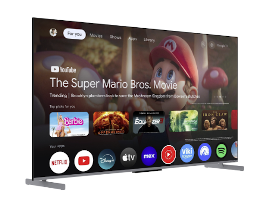Televizor TESLA G65S949GUS/QLED/65"/UHD/Smart/Google TV/siva