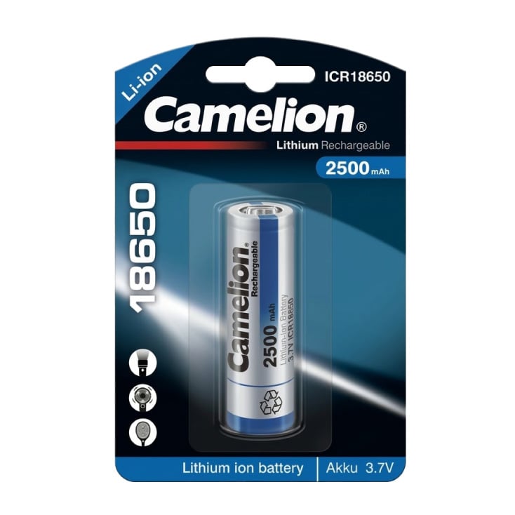 Camelion litijum jonska baterija 18650 2.5A 3,7V