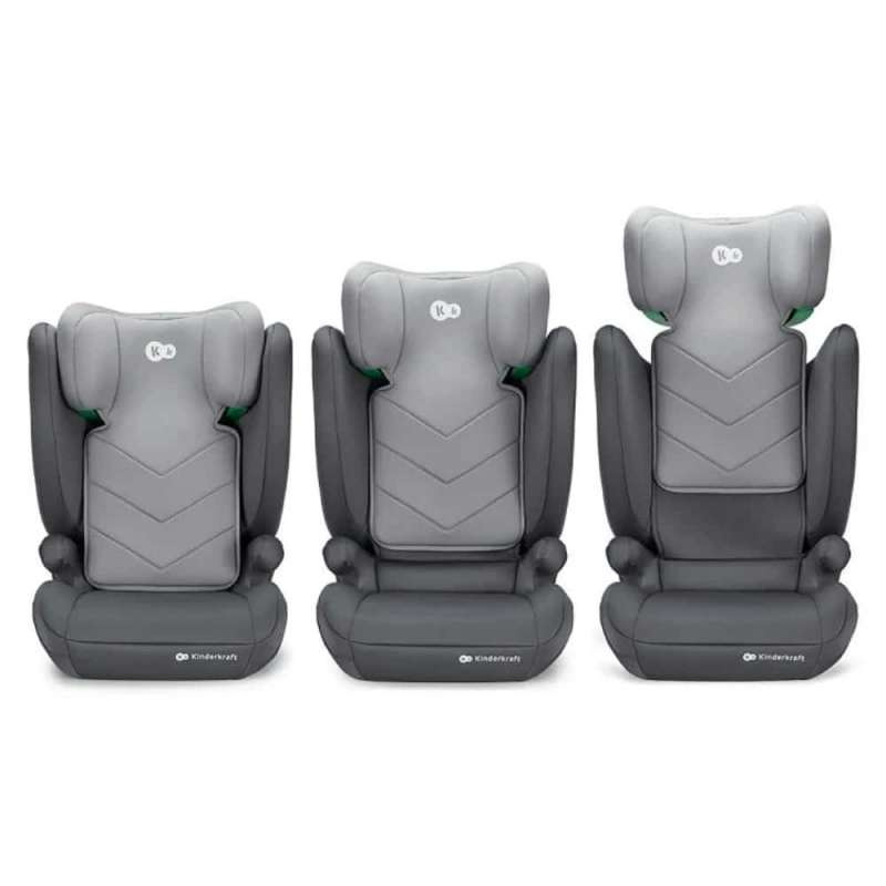 KINDERKRAFT AUTOSEDISTE I-SPARK I SIZE GREY