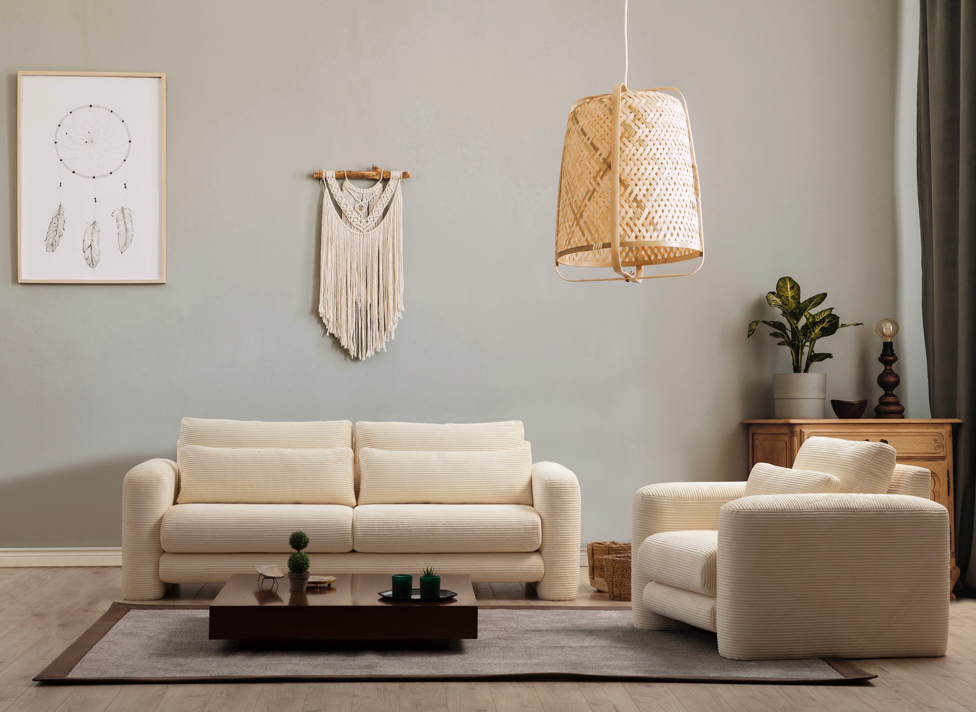 Dvosed Lily Beige - 2 Bež