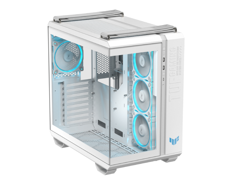 GT502 HORIZON TG ARGB WHITE TUF Gaming kućište belo