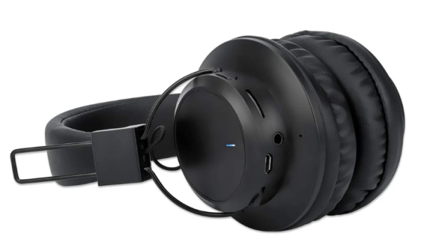 Slušalice sa mikrofonom Manhattan Sound Science 165389 Bluetooth crne