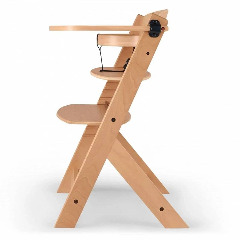 KINDERKRAFT STOLICA ZA HRANJENJE 2U1 ENOCK WOODEN NATURAL