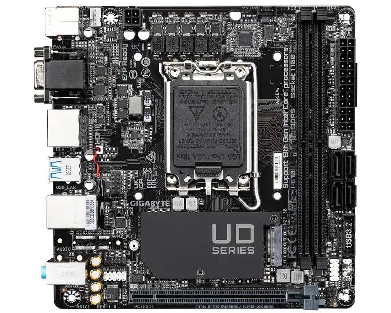 H610I rev. 1.x matična ploča