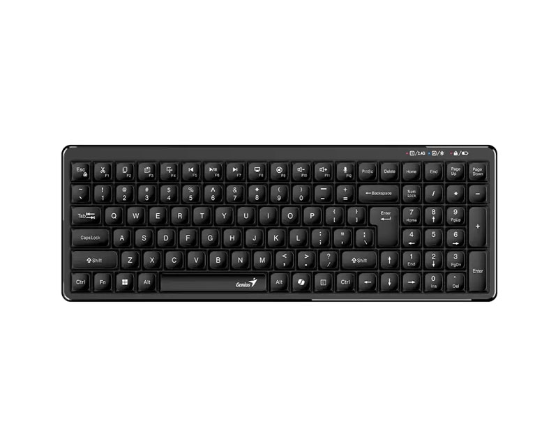 LuxeMate Q7100BT Wireless USB US crna tastatura