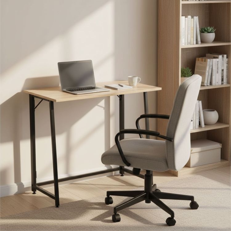 Sklopivi sto za kompijuter 80x45 cm Laptop Table Natur ModernHome