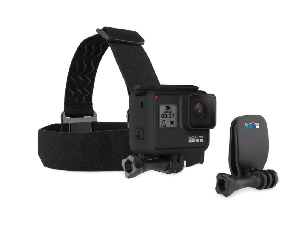Nosac GOPRO Head Strap + Quickclip/crna