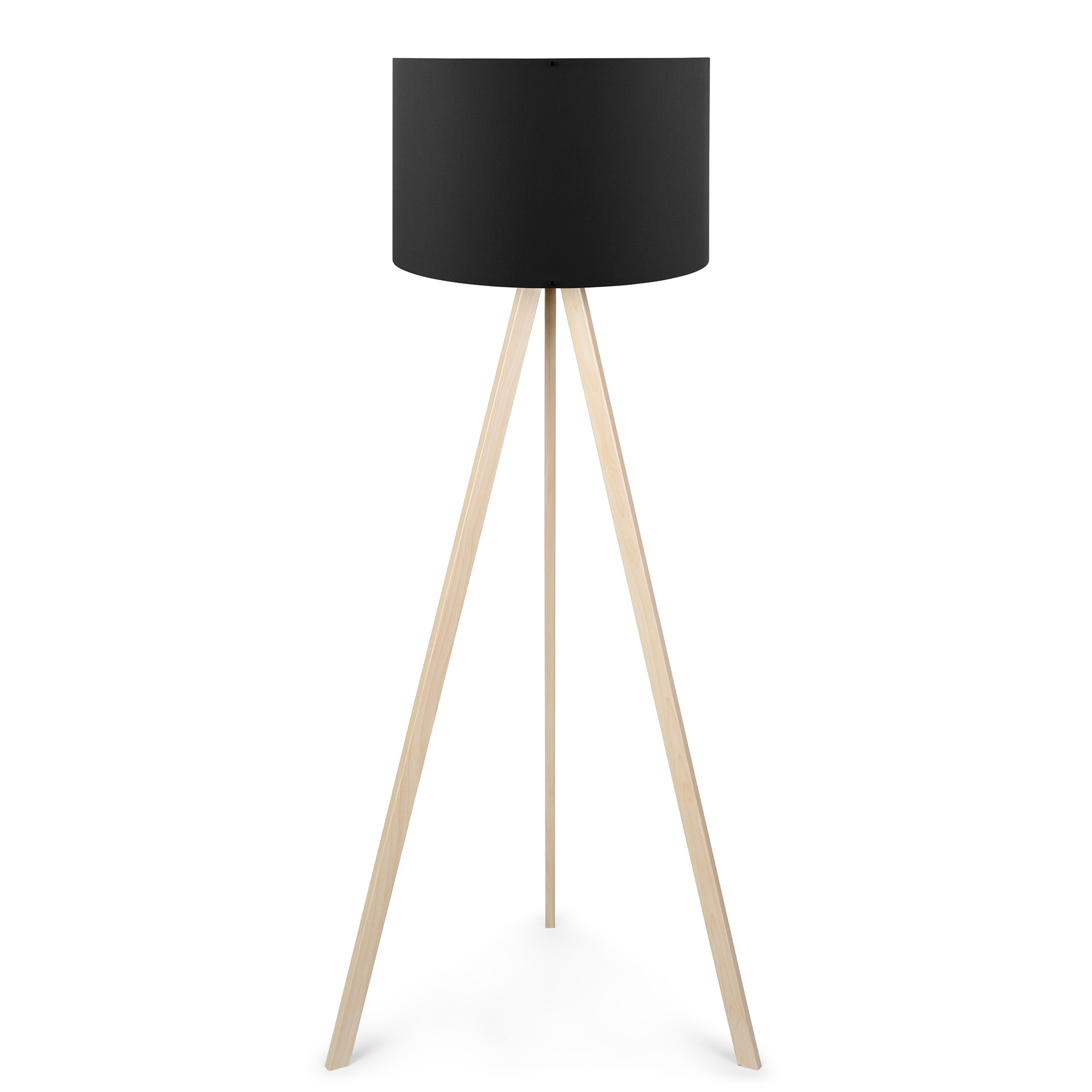 Podna lampa AYD-1521 Crna, Hrast