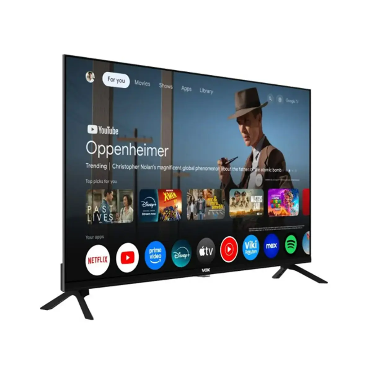 Televizor Vox 40GTQ500F Smart, QLED, Full HD, 40''(102 cm), DVB-T2/C/S2