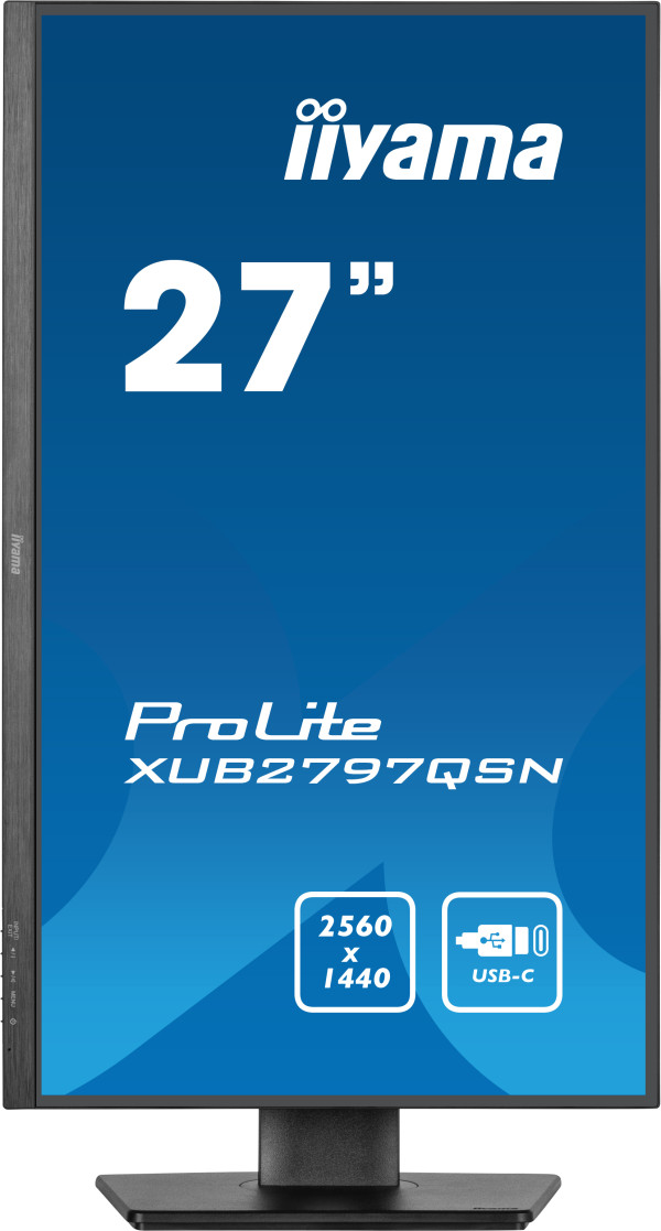 Monitor 27" Iiyama XUB2797QSN-B2 IPS 2560x1440/100Hz/1ms/HDMI/DP/USB/zvučnici