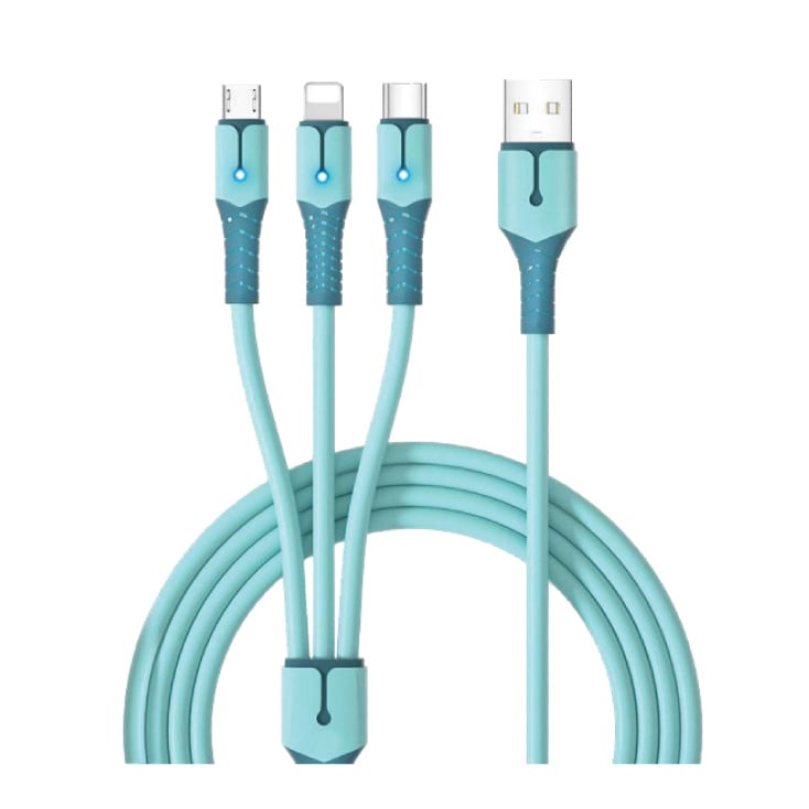 USB 3u1 kabel tip A-microB/C/Lighting 65W 1.5m