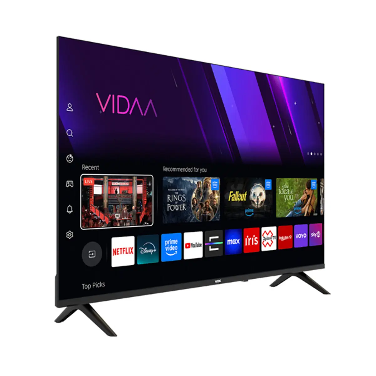 Televizor Vox 43QVF684 Smart, DLED, Full HD 43''(109 cm), DVB-T2/C/S2