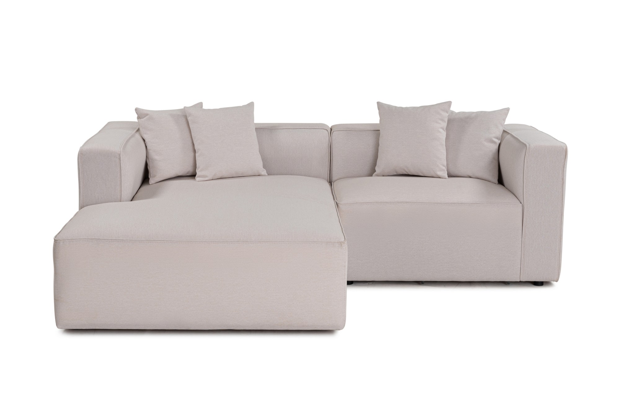 Ugaona garnitura Mora XL Corner Right (L1-CHLRight) - Ekru
