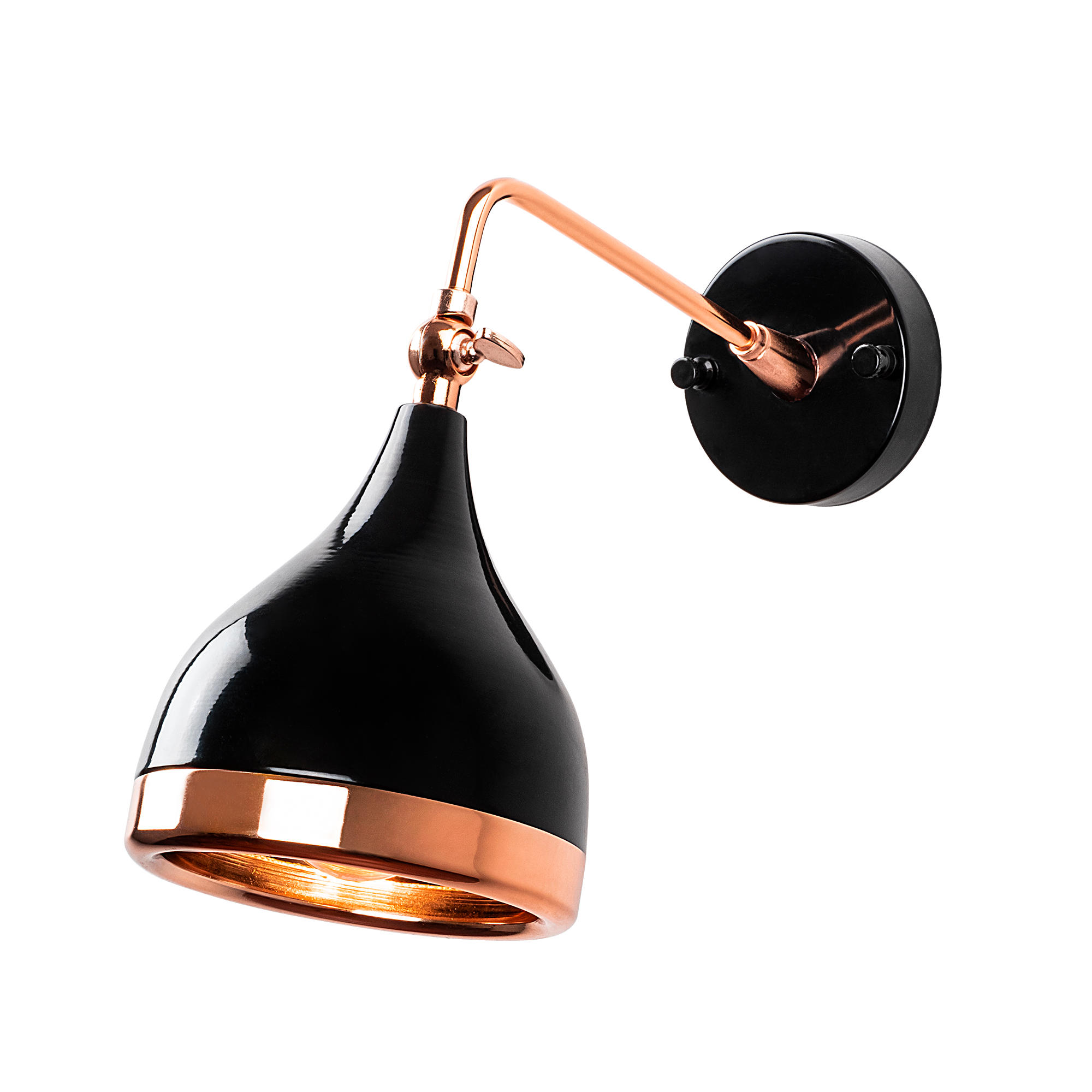 Zidna lampa Yıldo - 7031 Crna, Bakarna