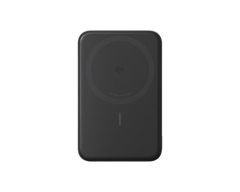 MagGo 10000mAh, 27W, bežični power bank, crni