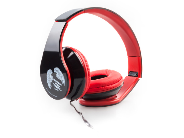 NATEC Headphone Sea Eagle, black/red