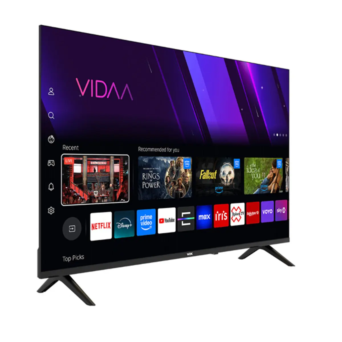 Televizor Vox 55VYU684 Smart, DLED, 4K UHD, 55''(140 cm), DVB-T2/C/S2