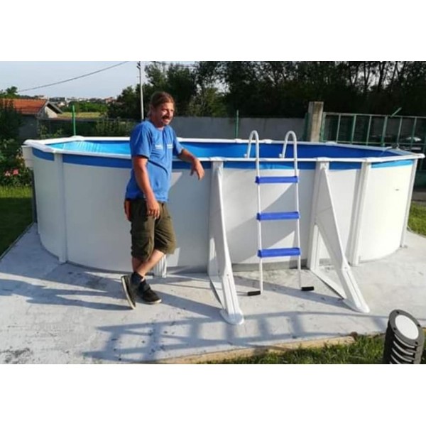 Ovalni montažni bazeni GRE – set (dubina 1.2m)