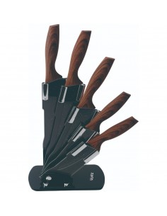 Set nozeva sa postoljem 5 kom OV51633A5 Crveni melirani