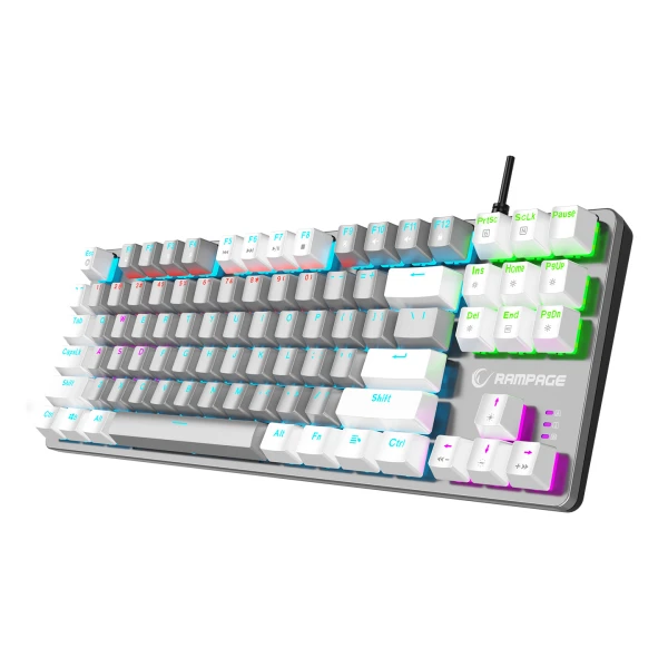 Tastatura žična gaming Rampage Snug K14 TKL mehanička crveni switc 41855