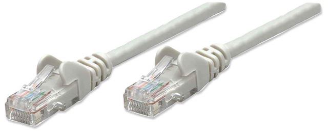 Kabl Intellinet Patch, Cat6 compatible, U/UTP, 10m, sivi 336734