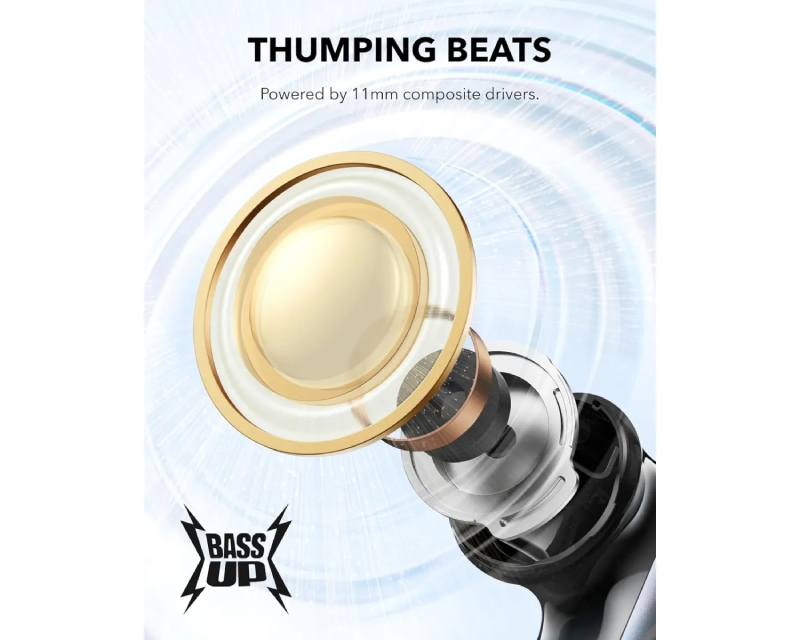 Soundcore P40i TWS BT bubice sa mikrofonom crne