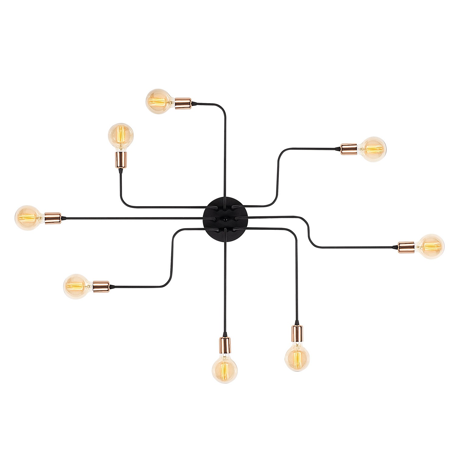 Zidna lampa Truva - N-701 Crna, Bronzana