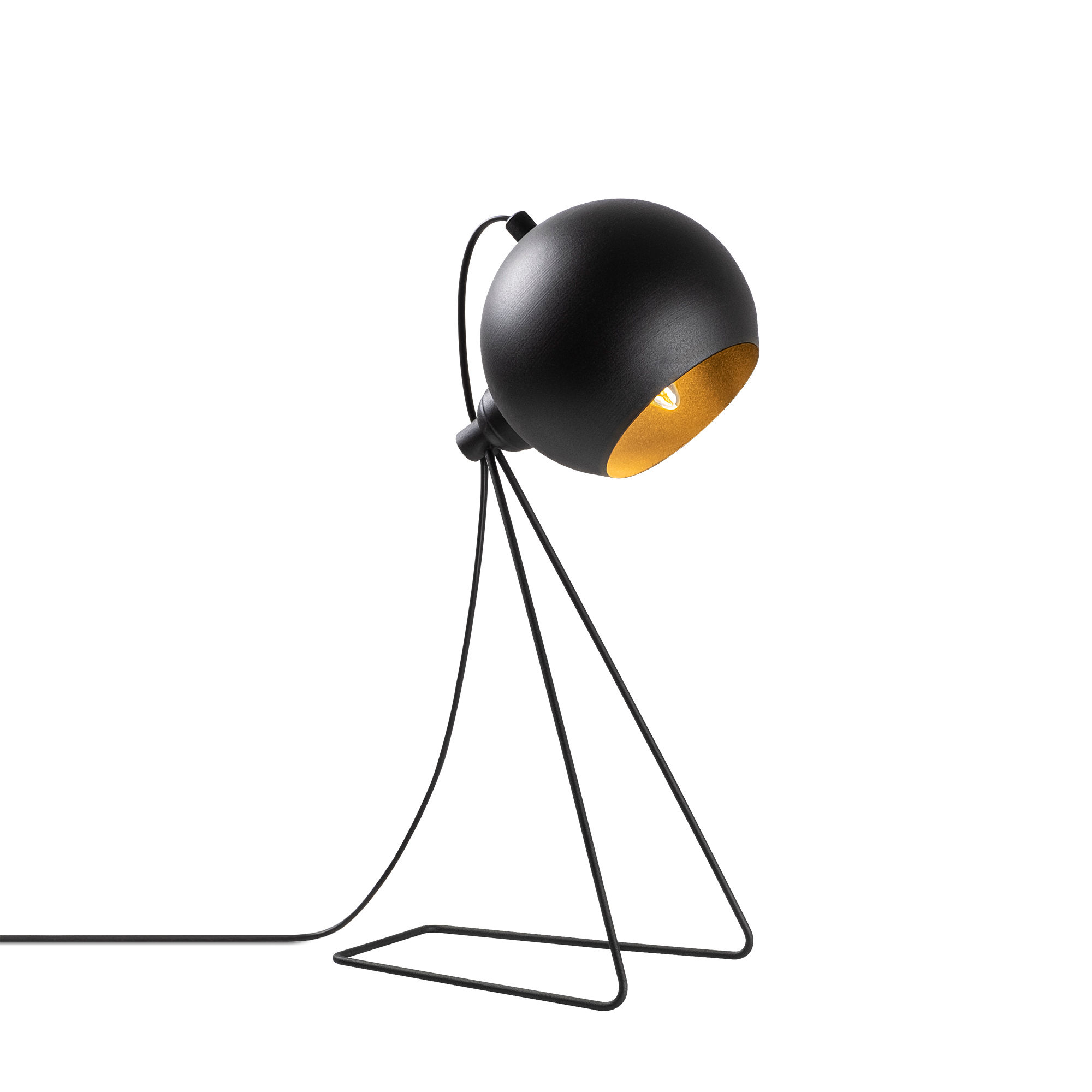Stona lampa Mixed - 11500 Crna, Zlatna