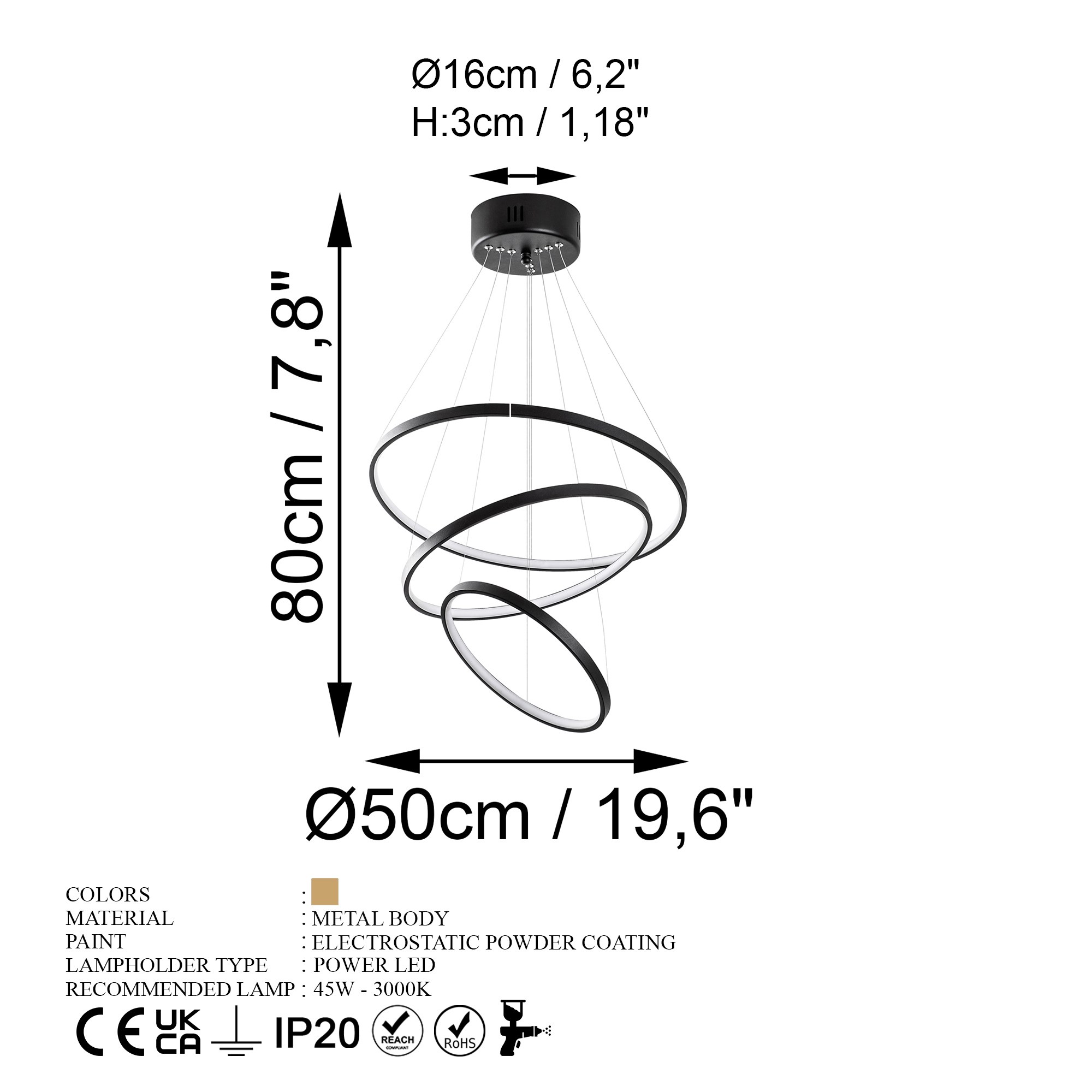 Luster Simit - 13697 Crna