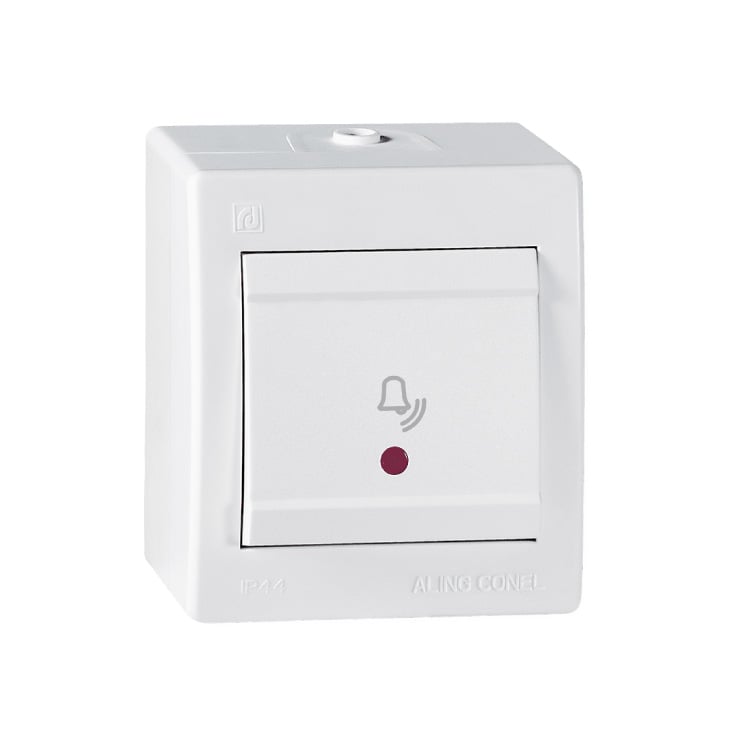 Taster za zvono PVC IP44 10A 250V