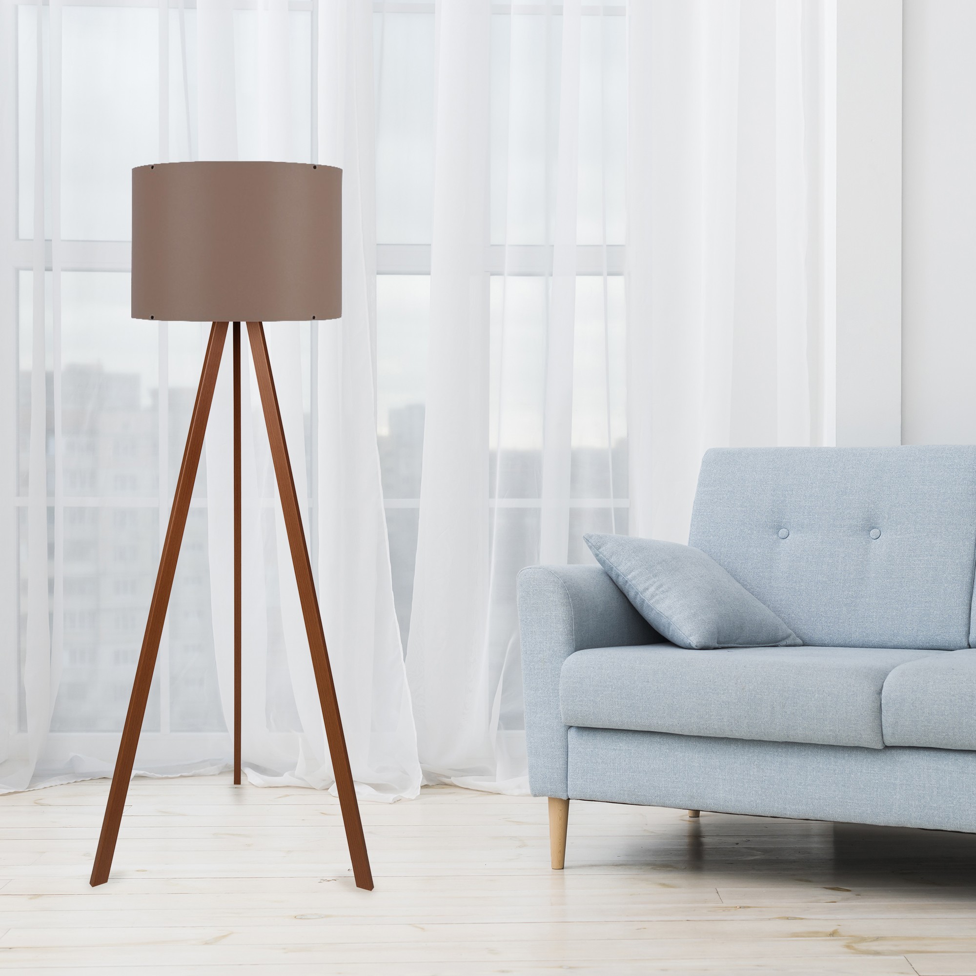 Podna lampa AYD-1175 Mink, Braon