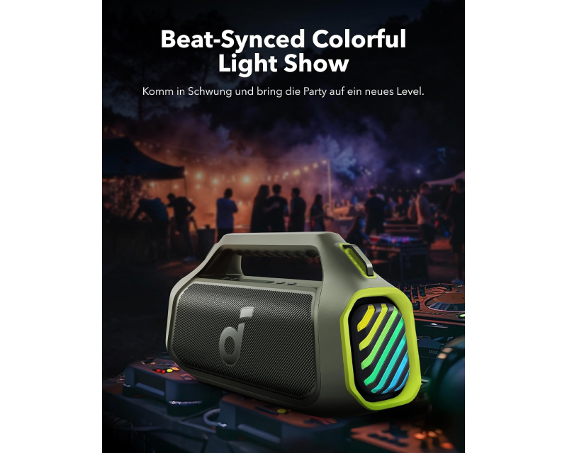 Soundcore Boom 2 Plus 140W 2.2 prenosivi bluetooth IPX7 zvučnik zeleni