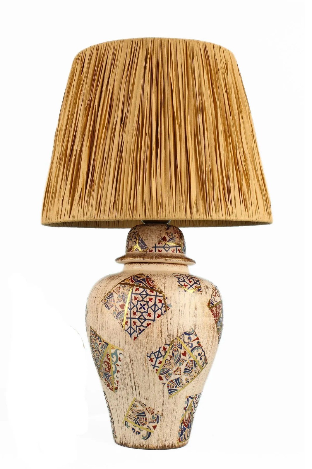 Stona lampa YL654 Krem