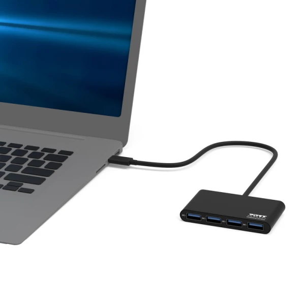 USB HUB Port Designs USB-C hub 4X USB-A 3.0 ports
