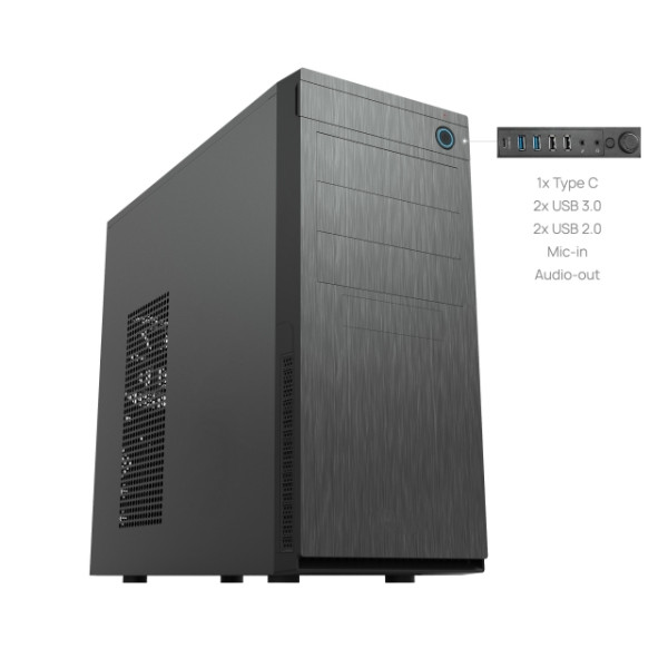Kuciste Chieftec HC-10B-OP, Crni