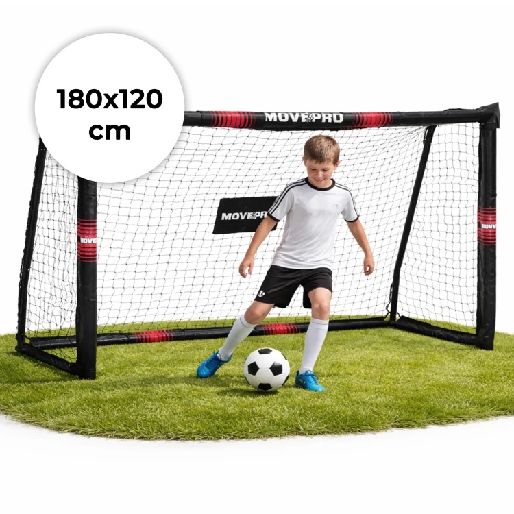 Fudbalski gol sa mrežom 180 × 120 × 60 cm – MOVEPRO