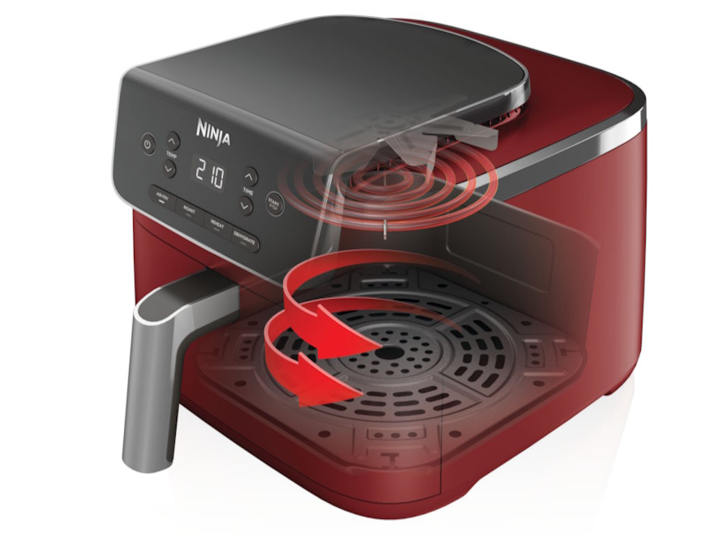 Airfryer NINJA AF140EUCM jedna korpa/2000W/4.7L/crvena
